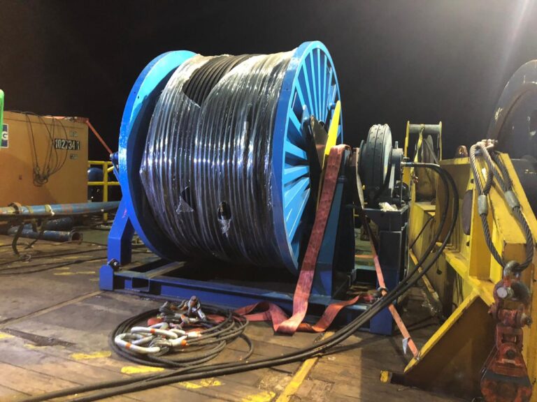 GROUTING HOSE SPOOLER – Offshore Construction Specialists Pte. Ltd