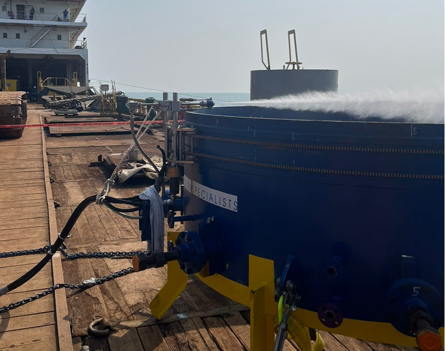 External HP Water Abrasive Suspension Cutter Chain Manipulator 02