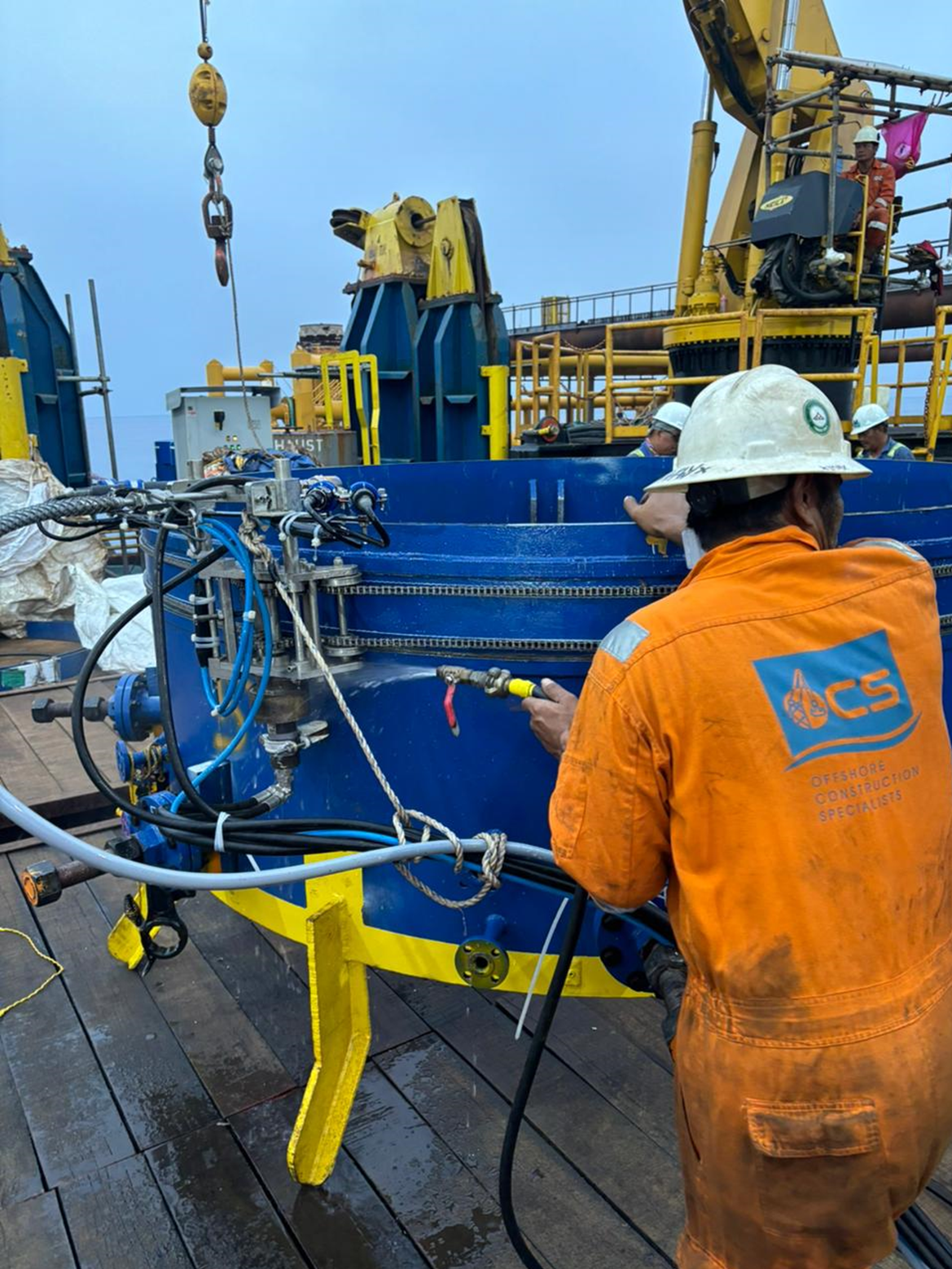 External HP Water Abrasive Suspension Cutter Chain Manipulator 03