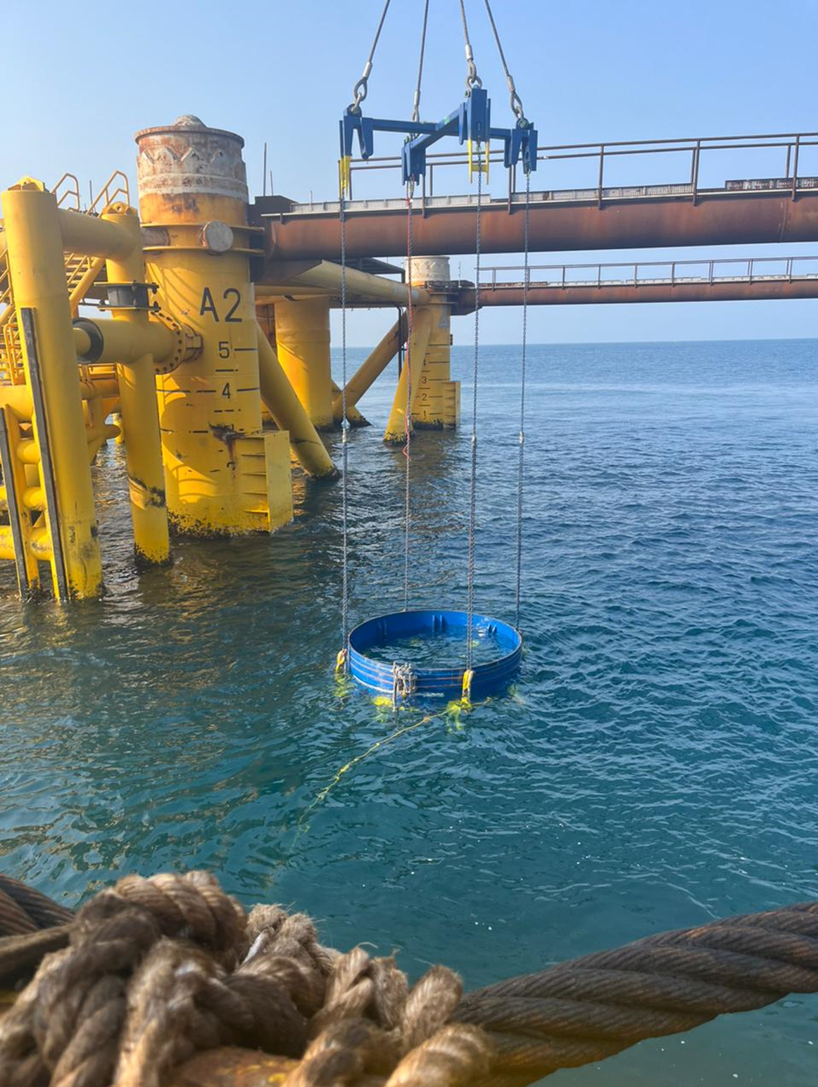 External HP Water Abrasive Suspension Cutter Chain Manipulator 05