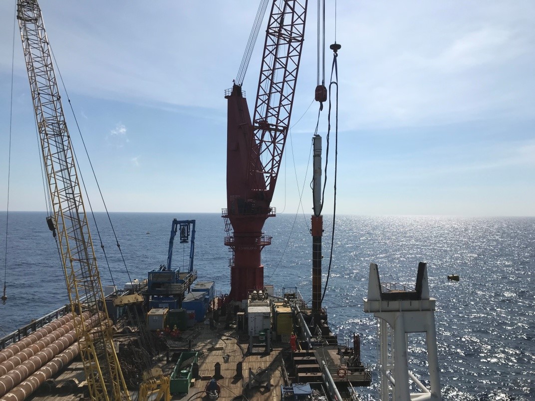 Anchor pile and driving chaser