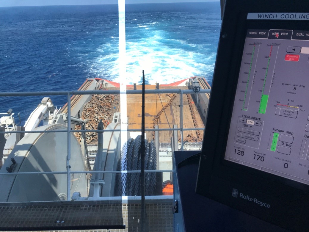 tensioning ground chain